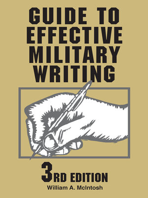 cover image of Guide to Effective Military Writing